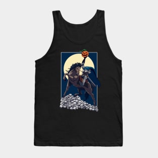 Sleepy Hollow Headless Horseman Graphic Design Tank Top